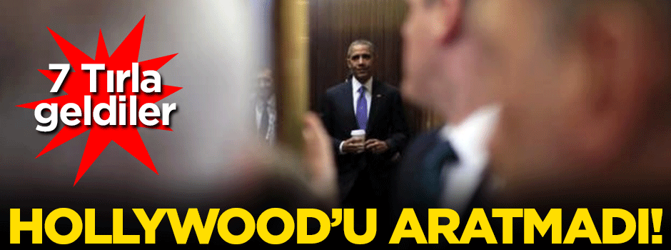 Obama'ya Hollywood'u aratmayan güvenlik