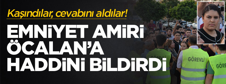 Öcalan ile polis amiri arasında "üst arama" tartışması