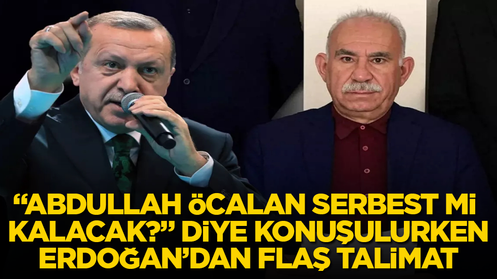 “Öcalan serbest mi kalacak?” diye konuşulurken, Erdoğan’dan kurmaylarına flaş talimat