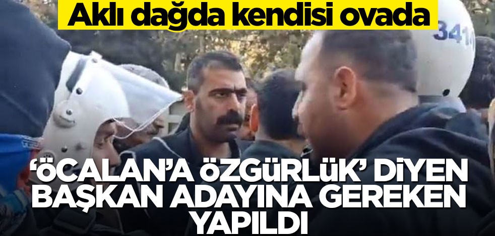 Öcalan'a özgürlük isteyen DEM Partililere gereken yapıldı!