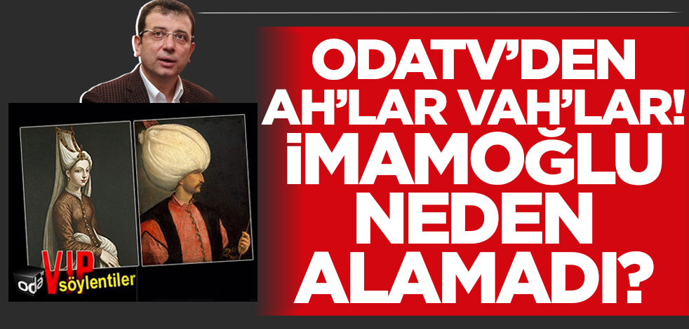 Odatv ah vah etti! Ekrem İmamoğlu Mihrimah Sultan portresini neden alamadı?