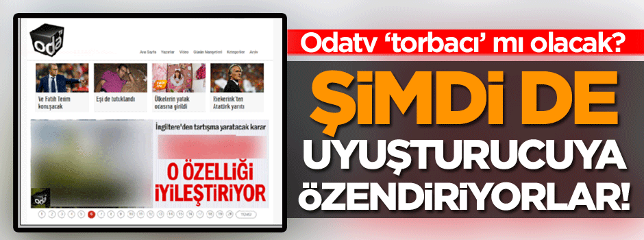 Odatv ‘torbacı’ mı olacak? Şimdi de uyuşturucuyu özendiriyorlar!