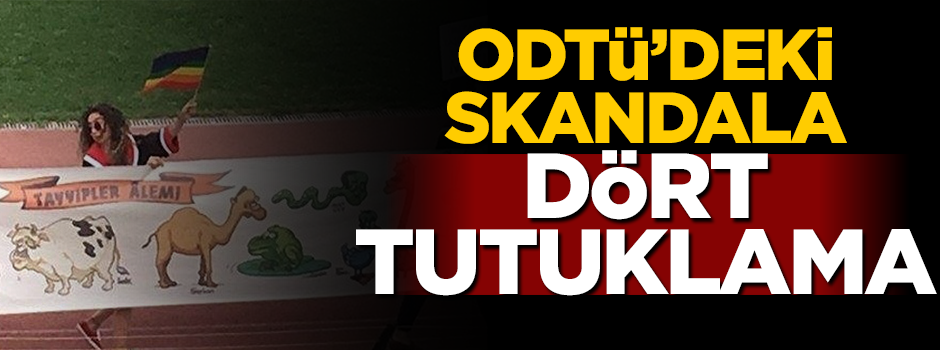 ODTÜ'deki 'skandal pankart' cezasız kalmadı