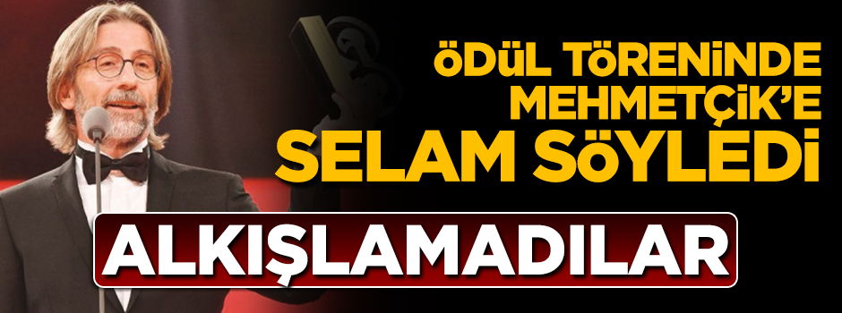 Ödül töreninde Mehmetçik'e selam söyledi, alkışlanmadı