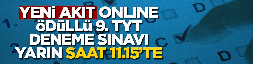 Ödüllü TYT deneme sınavına hazır mısınız?