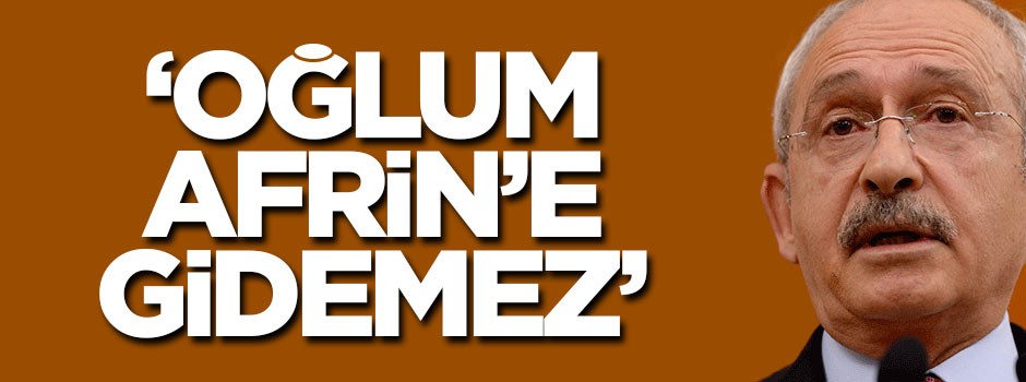 'Oğlum Afrin'e gidemez'