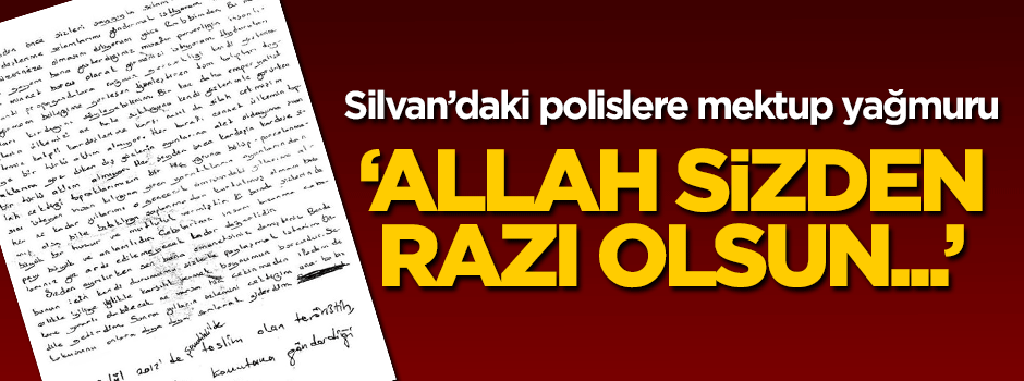 Öğrencilerden polislere moral mektubu