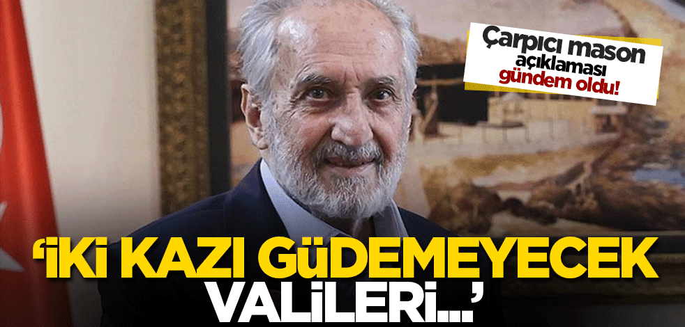 Oğuzhan Asiltürk'ün çarpıcı 'mason' açıklaması yeniden gündemde! 'İki kazı güdemeyecek valileri...'