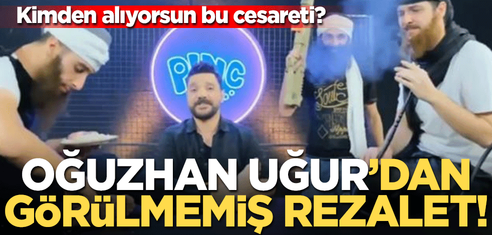 Oğuzhan Uğur'dan büyük rezalet! Mülteciler üzerinden İslam düşmanlığı yaptı