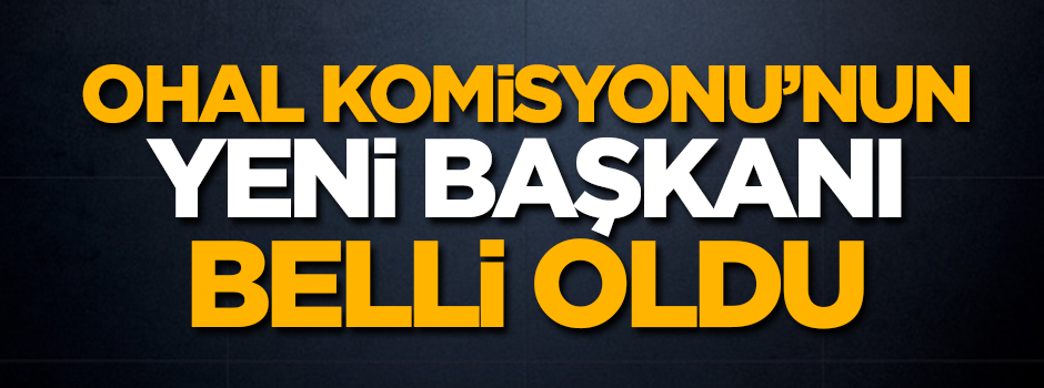 OHAL Komisyonu Başkanı Tanrıkulu oldu!