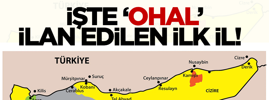 'OHAL'in ilk uygulaması Kilis'te başladı