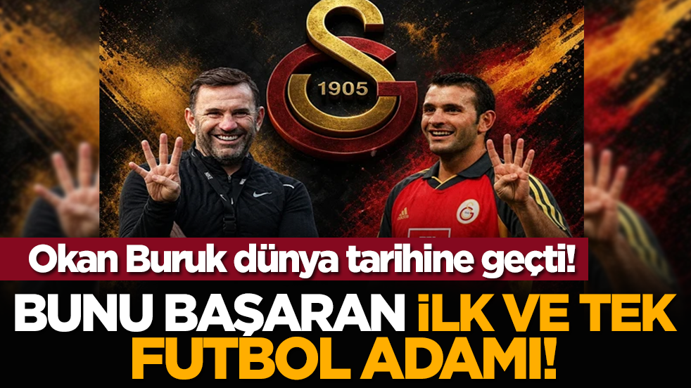 Okan Buruk dünya tarihine geçti! Bunu başaran ilk ve tek futbol adamı!
