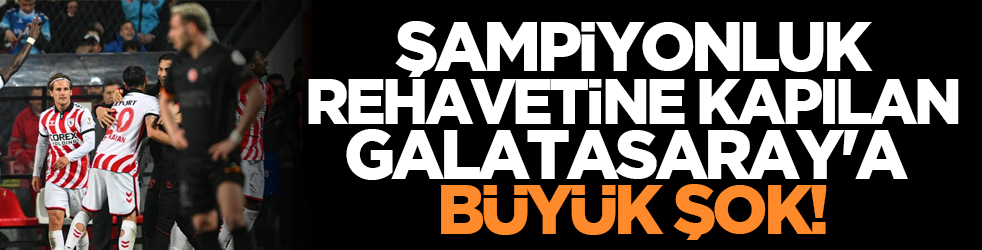 Okan Buruk klasiği... Şampiyonluk rehavetine kapılan Galatasaray'a büyük şok!