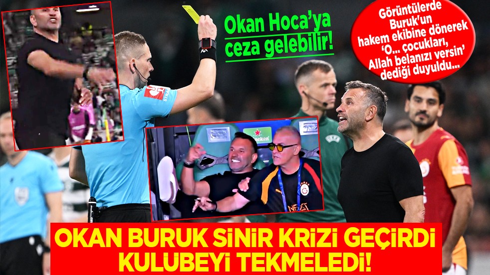 Okan Buruk sinir krizi geçirdi, kulübeyi tekmeledi! Görüntüler Okan Hoca'yı zorlayacak? Ceza gelebilir!