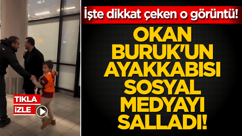 Okan Buruk'un ayakkabısı sosyal medyayı salladı! İşte dikkat çeken o görüntü!