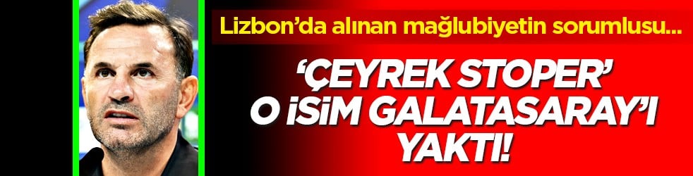 Okan Buruk'un icat ettiği yeni stoper Jakops sınıfta kaldı! 