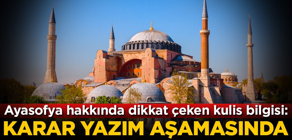 Okan Müderrisoğlu'ndan Ayasofya hakkında dikkat çeken kulis bilgisi: Karar yazım aşamasında