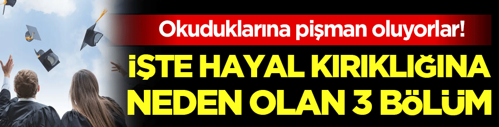 Okuduklarına pişman oluyorlar: İşte hayal kırıklığına neden olan 3 bölüm!