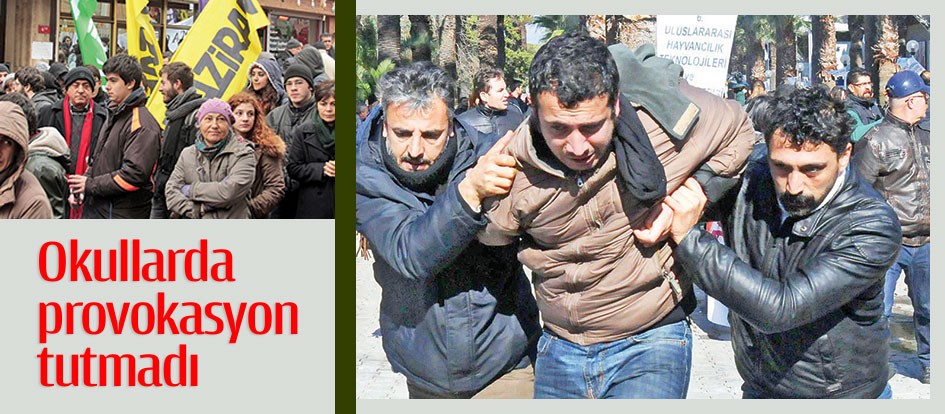 Okullarda provokasyon tutmadı