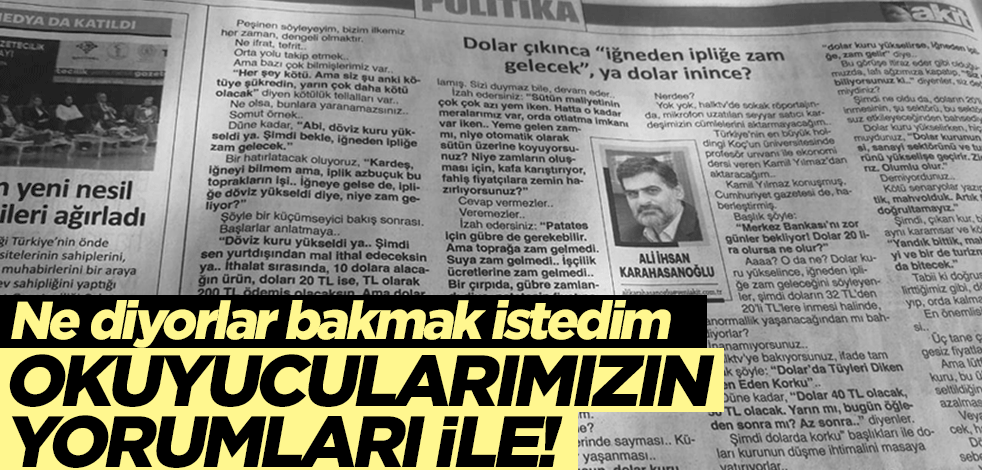 Okurlarımızın yorumları ile!