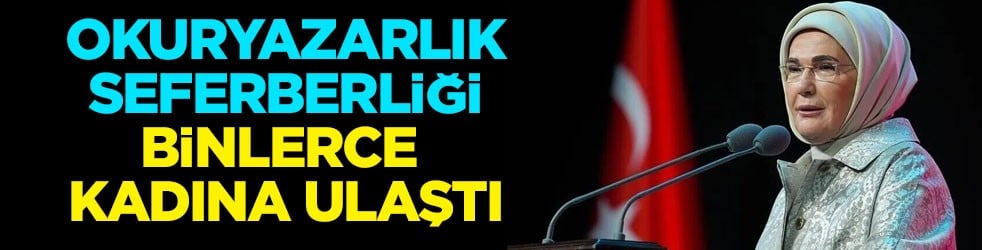 Okuryazarlık Seferberliği'nden sonra 8 yılda 450 binden fazla kadın okuryazar oldu