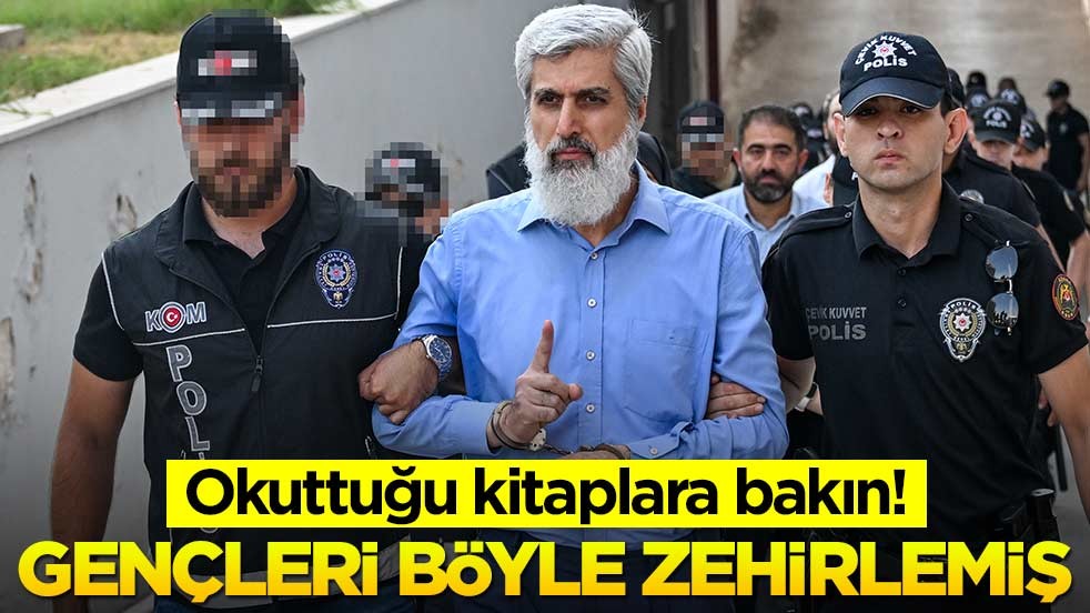 Okuttuğu kitaplara bakın! Kuytul gençleri böyle zehirlemiş