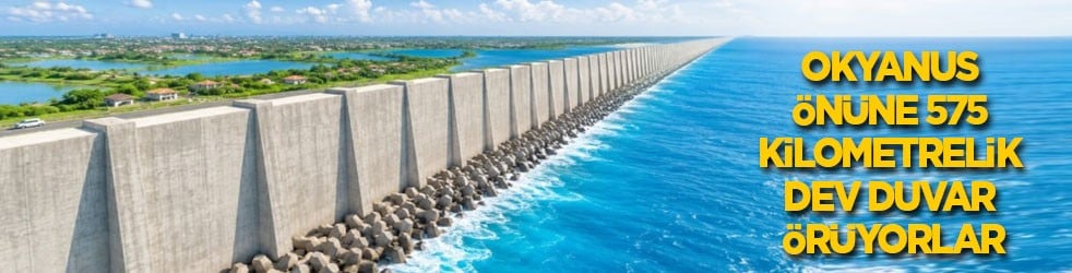 Okyanus önüne 575 kilometrelik dev duvar örüyorlar
