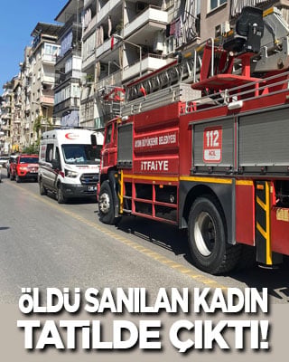 Öldü sanılan kadın tatilde çıktı!