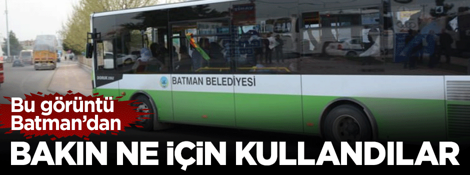 Öldürülen PKK'lı teröristler belediye aracıyla taşındı