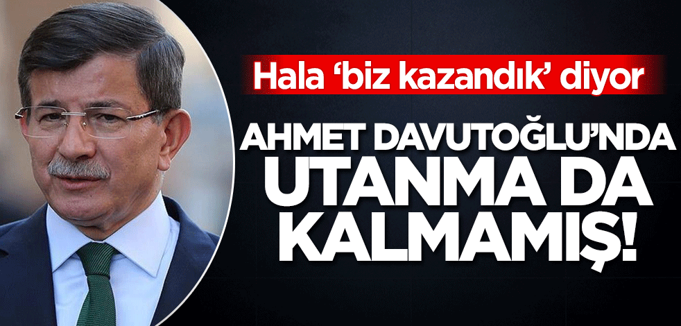 Olmayan oyuyla CHP'yi tokatlayıp Meclis'e giren Davutoğlu'nda utanma yok!