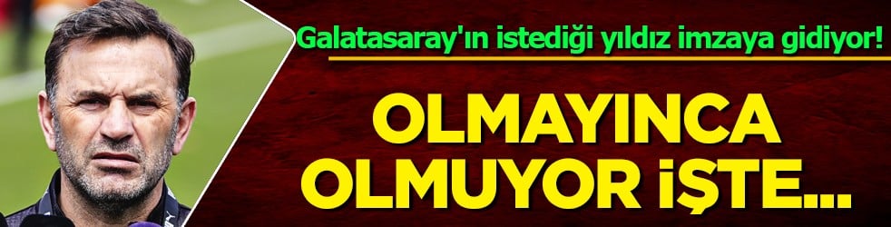 Olmayınca olmuyor ki... Galatasaray'ın istediği yıldız imzaya gidiyor! Ülkesine dönme kararı aldı