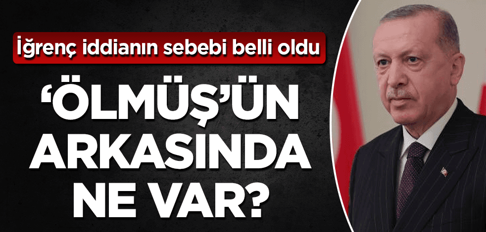 "Ölmüş"ün altından bakın ne çıktı