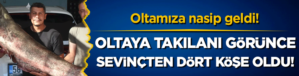 Oltaya takılanı görünce sevinçten dört köşe oldu!