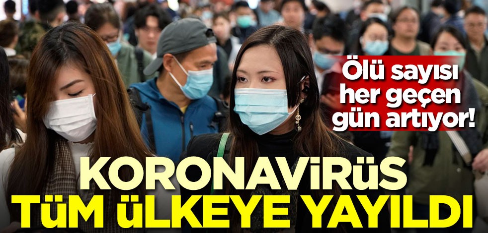 Ölü sayısı her geçen gün artıyor! Koronavirüs tüm ülkeye yayıldı
