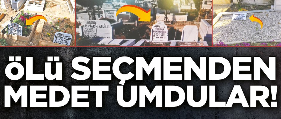 Ölü seçmenden medet umdular!