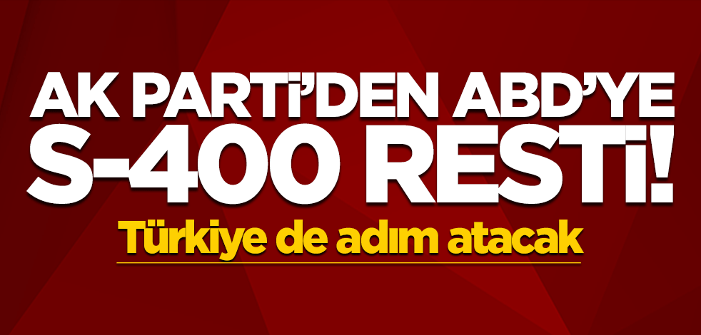 Ömer Çelik açıkladı: AK Parti'den ABD'ye S-400 resti! Türkiye de adım atacak