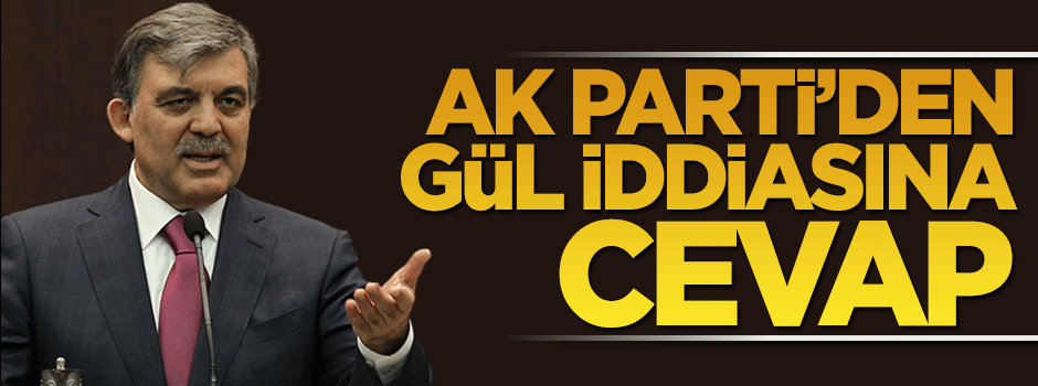 Ömer Çelik'ten Abdullah Gül açıklaması