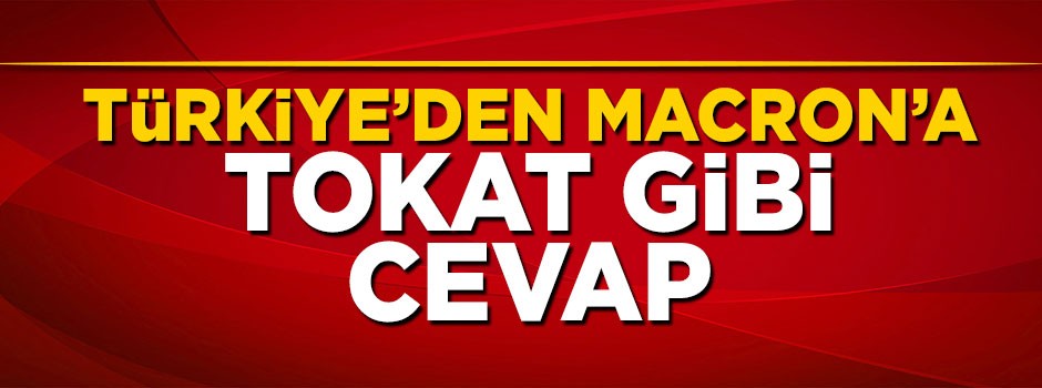 Ömer Çelik'ten Macron'a tokat gibi cevap