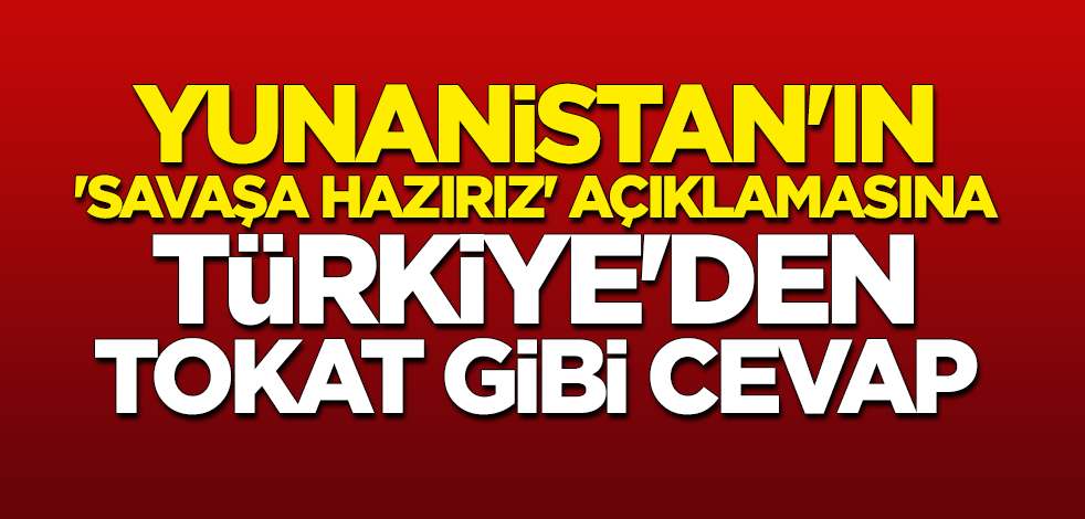 AK Parti Sözcüsü Ömer Çelik'ten Yunanistan'a tokat gibi cevap