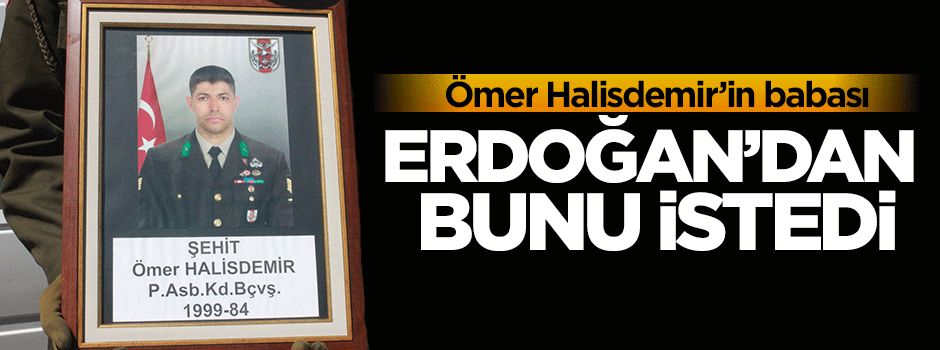 Ömer Halisdemir'in babasından havaalanı isteği
