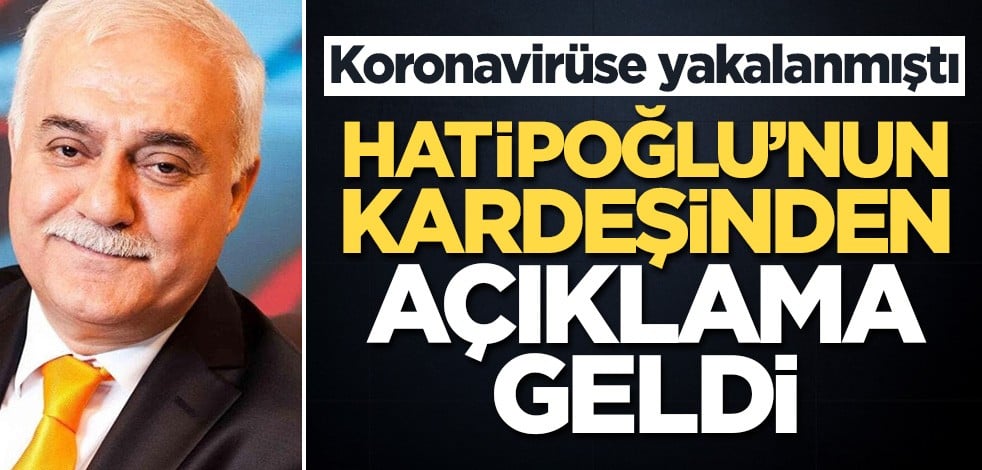 Ömer Vehbi Hatipoğlu'ndan Nihat Hatipoğlu'nun sağlık durumuna ilişkin açıklama