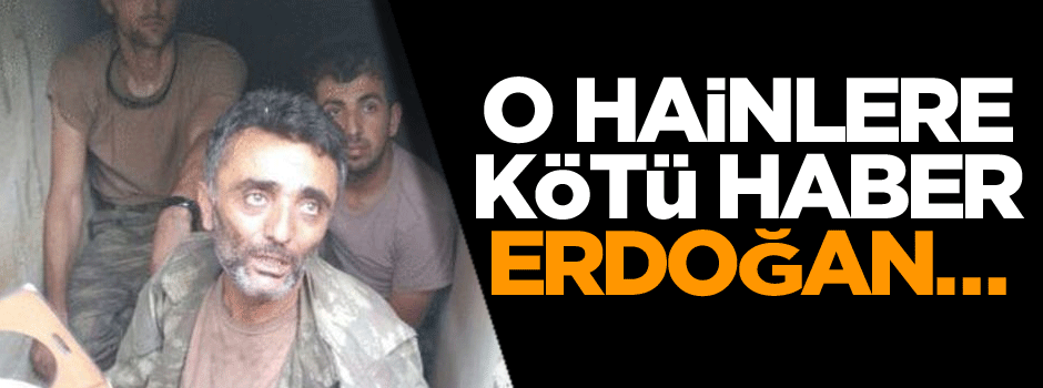O hainlere kötü haber, Cumhurbaşkanı Erdoğan…