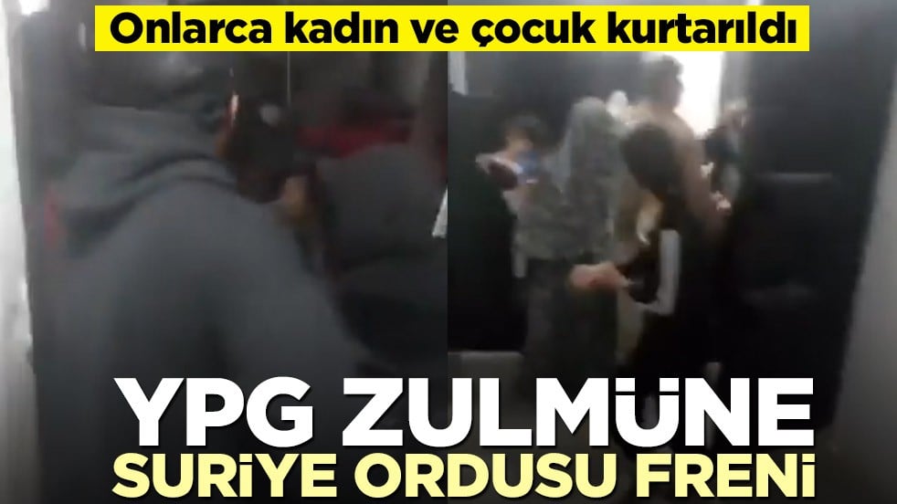 Onlarca kadın ve çocuk kurtarıldı! YPG zulmüne Suriye ordusu freni