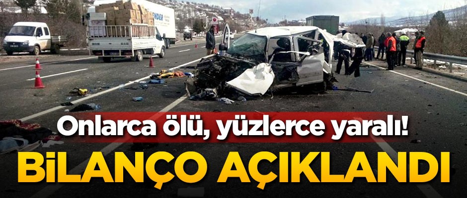 Onlarca ölü, yüzlerce yaralı! Bilanço açıklandı