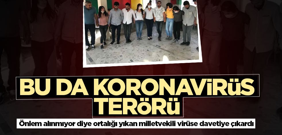 Önlem alınmıyor diye ortalığı yıkan terör sevici HDP'li vekiller halaya durdu