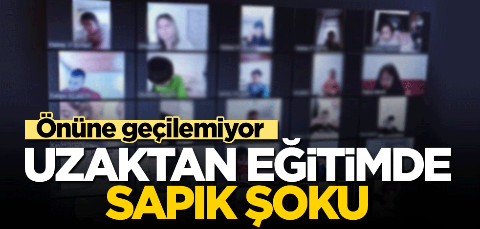 Önüne geçilemiyor! Uzaktan eğitimde sapık şoku