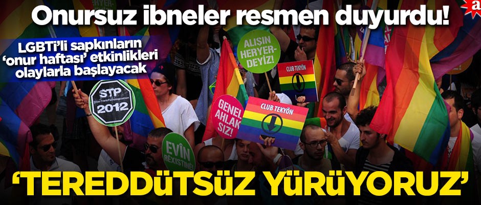 Onursuz ibneler resmen duyurdu! 'Tereddütsüz yürüyoruz'