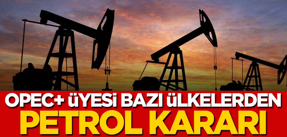 OPEC+ üyesi bazı ülkelerden petrol kararı