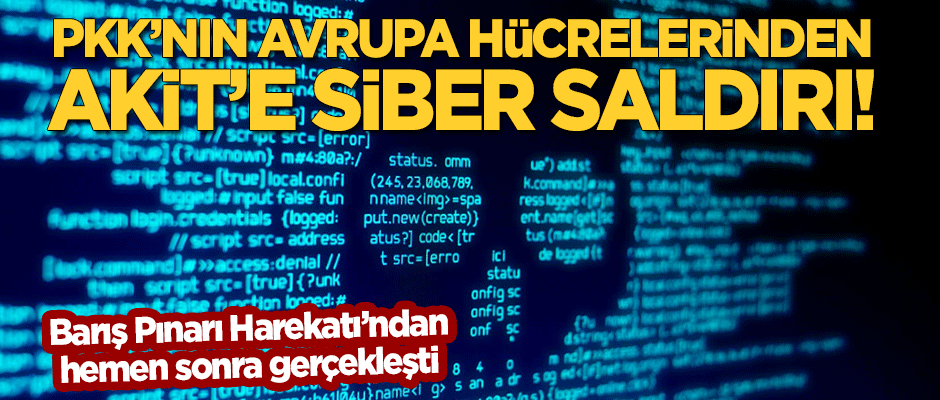 Operasyondan dakikalar sonra Akit'e siber saldırı!