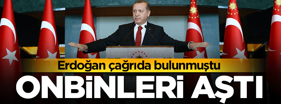 Operasyonlara destek imzası onbinleri aştı!